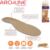 ARCHLINE Insoles Orthotics Full Length Arch Support Diabetics Plantar Fasciitis - EUR 38 V563-ARO180-38