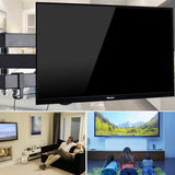 Universal Rotatable Retractable Monitor Wall Mount - 14-27 Inch PRL-6213TS
