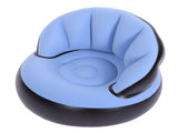 Flocked Air Sofa Widened Thickened PVC Ergonomic Inflatable Camping Chair with Backrest for Indoor V1294-YM0901-3116260001812