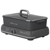 HOPER LAYER Electric Hot Pot 6L Multifunctional Nonstick Cooker with Grill, Boil, Simmer & Fry V940-HG-181-01