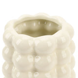 Plating Bubble Ceramic Vase Decorative Light Luxury Unique Bubble Flower Pot for Living Room Study V1294-YM0901-3115240095512