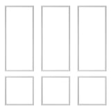 Wall Molding 3 Pack, Wainscoting Panels Kit, Lightweight Paintable Polystyrene, Easy to Install, V952-QMSTJBYXTGGZTSDCK001V0