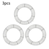 Metal Wreath Round Iron Ring For Christmas V1142-LP1005005037927665