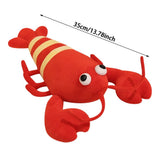 13.78 Inch Cute Lobster Plush Toy, Soft Stuffed Red Crayfish Plushie for Kids, Adorable Hugging V1366-AZ2-W-16712