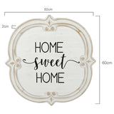 French Provincial 'Home Sweet Home' Carved Wall Art 60cm V637-90303WAL