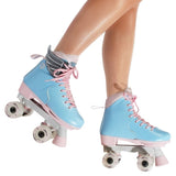 Circle Society Adjustable Kids Quad Roller Skates - Cotton Candy Rhythm Skates BS-168294