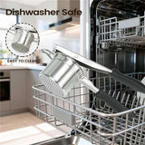 Potato Ricer, 304 Stainless Steel Manual Potato Press with Silicone Handle, Dishwasher Safe Kitchen V1258-DP02-C-12