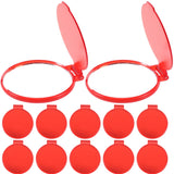 WHAMVOX 12 Pcs Mini Handheld Portable Makeup Mirror V1189-WXFWAL-20260326-02306