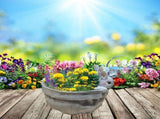 Rabbit Flower Pot Succulent Planter Garden Bunny Decorative Flower Pot Animal Shaped Planter V1294-YM0718-10347190