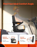 VEVOR Universal Forklift Seat Fold Down Tractor Suspension Seat Adjustable Back V952-CCZYCGKAQDFSE1JQDV0