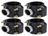 4 Sets Water Drain Saddle Plastic Pipe Additional Quick Connector Tee Kit G1 Female Thread V1294-YM0715-3111210455411
