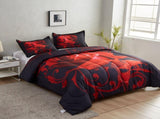 Black Rose Luxury 3 Piece Comforter Set V745-AB010503AJ3