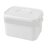 Portable Nail Polish Carrying Box, Plastic Storage Bins with Removable Tray and Lids, Crafts V1189-WXFWAL-20260319-00267