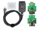 VCDS HEX-V2 OBD2 Diagnostic Cable for VW Audi Skoda Seat VAG Cars, USB Interface Scanner with VCDS V1188-TSFD-3367-1