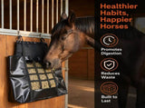 Horse Feed Hay Net with Metal Rings Durable Hay Feeder Bag for Stables, Trailers & Travel, V1107-CS-QFLCCE6