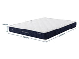 RoomSense Queen Firm Mattress 26cm Bundle with Storage Bed Frame XFKF-1772-Q-AURA-ABC
