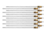 10PCS Wine Bottle Torch Wicks Kit Fiberglass Replacement Wicks with Brass Torch Wick Holders for DIY V1294-YM0901-3117240155511