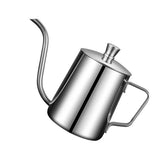 1Pc Plated Silver Stainless Steel Coffee Pot Useful Kettle for Home Supply V1369-AZ3-W-16919