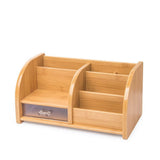 Wooden Desktop Organiser Box Drawer Design Home Office Daily Use V1369-AZ3-W-21166