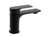 WELS Matt Black Basin Mixer Bathroom Vanity Laundry Sink Flick Faucet Tap Valve V1233-KRF101BL