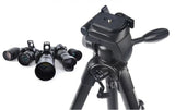 1.7m Tripod Portable Aluminum Alloy Camera Tripod Pan Head and Bag V571-0740111698269
