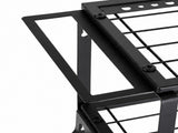 Levede Garage Storage Organiser 3 Tier Wall Mounted Power Tool Rack Metal Black WS1021-BK-AU