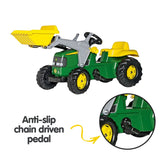 Kahuna John Deere Rolly Kids RT023110 Ride on Tractor with Trailer & Loader