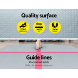 Everfit GoFun 3X1M Inflatable Air Track Mat with Pump Tumbling Gymnastics Pink ATM-3-1-01M-PK-AP1