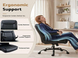 Artiss Executive Office Chair Mid Back Black OCHAIR-G-7023-BK