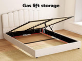 Artiss Bed Frame Double Size Boucle FION BFRAME-H-FION-D-WH-ABC