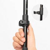 2-Pack Black Aluminum Alloy Telescopic Trekking Poles with Secure External Lock & Accessory V888-ELOSUNG49083