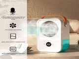 Quiet Portable Air Conditioner Fan, 4 Wind Speeds with Humidifying Function, Digital Display for V1370-AZ4-13984