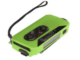 Emergency Radio Hand Power Generation Solar Radio with LED Flashlight 2000mah Charging for Camping V1294-YM0523-3115220020413