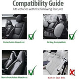 TS-Classique Universal Front Seat Covers Replacement for Car, Car Seat Covers Front, Blue, Made of V1189-LC-QP-00141