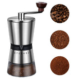 Precision Manual Coffee Grinder Large Capacity for Home Use, 8 Adjustable Coarseness Setting, V1192-AZ-W-2543