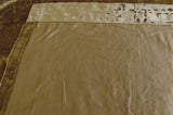 Large Thick Velvet Curtain Stunning Flocking 560x230cm+30Hooks Gold V702-CNY8-4S-NB-OLIVER
