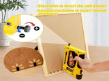 Nail Stapler for Woodworking Furniture Heavy Duty Construction Picture Frame Staple Metal Hand Tool V1370-AZ4-19848
