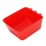 10PCS Hanging Feed Bowls Chicken Cage Feeder Waterer Thickened Feeding Drinking Container for Pet V1294-YM0901-3111250035011