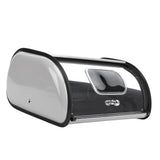 Metal Bread Box Mirrored Iron Bread Storage Holder Keeper Container Bin with Window for Kitchen V1294-YM0901-3118240122111