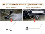 High Pressure Water Spray Broom Car Chassis Undercarriage Cleaner Washer 4000PSI V201-CLN4000BL8AU