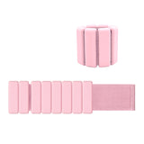 Pink Premium Adjustable Silicone Wrist & Ankle Weights - Waterproof & V888-ELOSUNG32088
