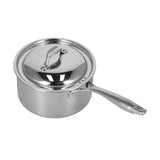 Sauce Pan 304 Stainless Steel Anti Slip Multipurpose Thicken Milk Pot with Lid for KitchenNatural V1294-YM0523-3118210298311