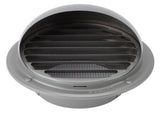 Stainless Steel Air Vent Versatile Weatherproof Round Louvered Exhaust Vent Grill Hood Ventilation V1294-YM0901-3111240142911