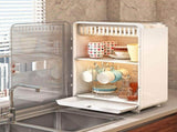 Dustproof Cup Organizer Tea Set Storage Box Household Transparent Desktop Water Cup Tea Cup Draining V1294-YM0706-3117230216311