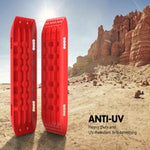 X-BULL Recovery tracks 10T Sand Mud Snow RED Offroad 4WD 4x4 2pc 91cm Gen 2.0 - red V211-AUEB-XBST001