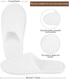 8 Pairs Spa Slippers for Men and Women, Comfortable Non-Slip Disposable Hotel Slippers, Breathable V1259-DP01-A-3789