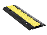 Cable Protector Ramp, 9,979 kg/axle Capacity, 2 Channel Heavy Duty Rubber Cord Hose Wire Cover, 55 x V952-SKCDLBHPD2CXPE7OK001V0