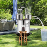 Moonshine Still Water Alcohol Distiller 8Gal w/Thumper Keg & 8W Water Pump V952-SLNTZLQYS8JLBDHC1V3