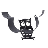 Owl Toilet Rolls Tissue Paper Storage Rack Wall Mounted Holder Dispenser Metal Organizer Bathroom V1294-YM0901-3112240054611