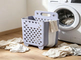 Foldable Hanging Laundry Bask Wall Mount Dirty Clothes Hamper Collapsible Storage Bin for Bathroom V1370-AZ4-09465